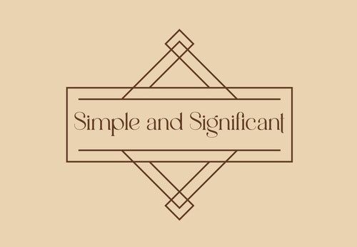 Simple and Significant